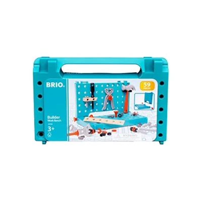 Image de Builder Mallette Etabli de bricolage 59 Pièces Jeu construction STEM À partir 3 ans