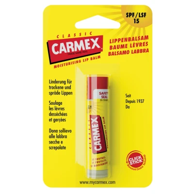 Afbeelding van Carmex Lippenbalsem Classic Stick SPF15 4,25 gr