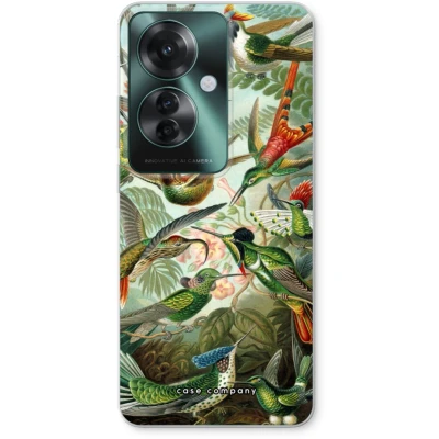 Afbeelding van Case Company® hoesje geschikt voor Oppo Reno 11 F Haeckel Trochilidae Soft Cover Telefoonhoesje Bescherming aan alle Kanten en Schermrand