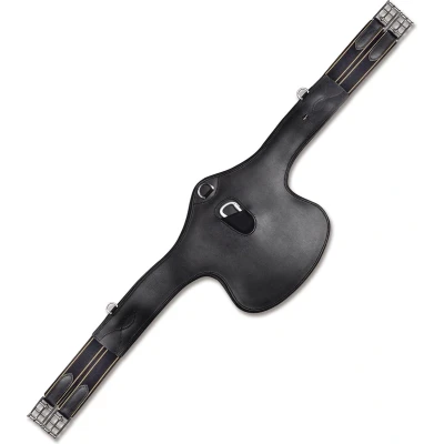 Afbeelding van Waldhausen Singel met Buikflap Zwart 125cm
