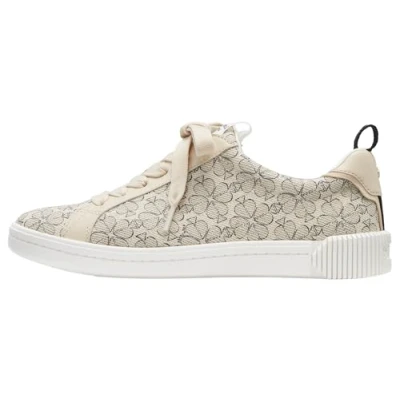 Afbeelding van kate spade new york Flower LACE UP Sneakers laag Milk glass/multicoloured, Dames, Maat: 39, glass/multi coloured Leer en textiel
