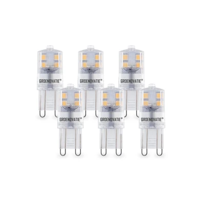Afbeelding van G9 LED Lamp 2W Extra Klein Warm Wit 6 Pack