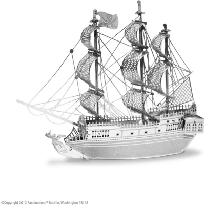 Afbeelding van Metal Earth Modelbouw 3D Piratenschip Metaal