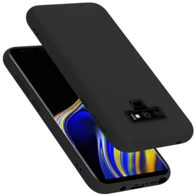 Afbeelding van Cadorabo Hoesje geschikt voor Samsung Galaxy NOTE 9 in LIQUID ZWART Beschermhoes gemaakt van flexibel TPU silicone Case Cover