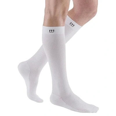 Afbeelding van medi mediven active compressiekousen Compressiesokken met hielversterking KKL 2 Wit Maat: III Gesloten teen Normaal