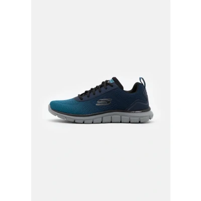 Afbeelding van Skechers Sport Track Sneakers laag, Heren, Maat: 41.5, Navy/blue Polyester