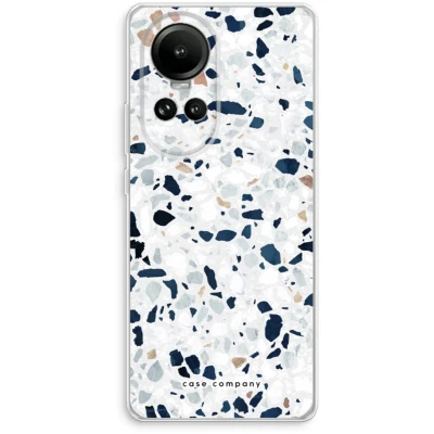 Afbeelding van Case Company® hoesje geschikt voor Oppo Reno 10 Terrazzo N1 Soft Cover Telefoonhoesje Bescherming aan alle Kanten en Schermrand
