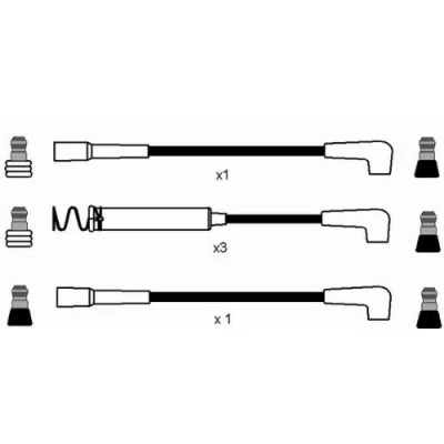 Afbeelding van Bougiekabelset NGK 0825