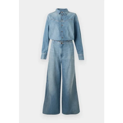 Afbeelding van Wrangler Radiating Coverall Jumpsuit, Dames, Maat: 36, Shimmerstone