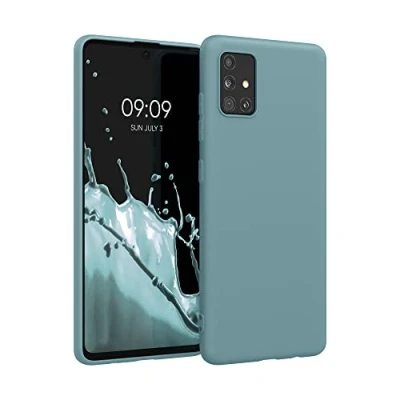 Afbeelding van kwmobile telefoonhoesje geschikt voor Samsung Galaxy A51 Hoesje smartphone Back cover in Arctische nacht