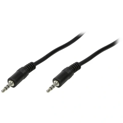 Afbeelding van LogiLink CA1049 Jackplug Audio Aansluitkabel 1.00 m Zwart (mat)