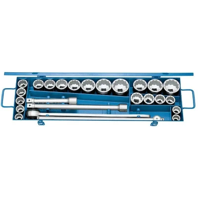 Image de GEDORE D 32 EMAU 2 jeu de clés à douilles 3/4 25dtlg ud mm+pouces (25 pcs) 6281310