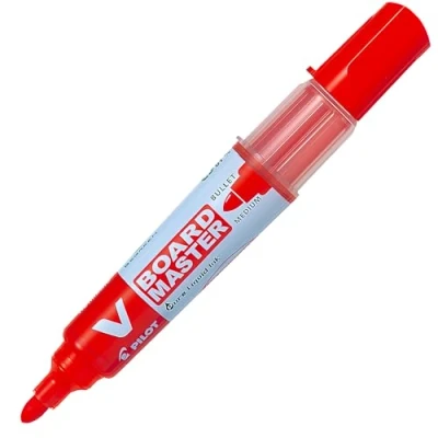 Image de PILOT Marqueur V Board MASTER, pointe ogive, moyen, rouge