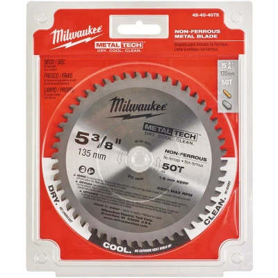 Image de MILWAUKEE 48404075 lame de scie circulaire P M 135x20x1,6mm, 50T