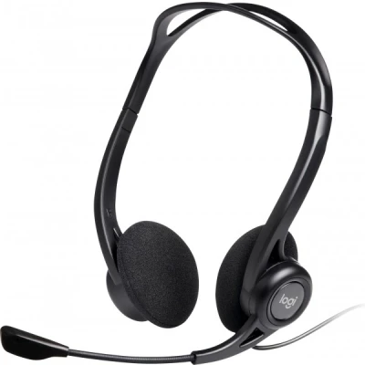 Afbeelding van Logitech Headset H960, USB, pc, stereo zwart, zakelijk