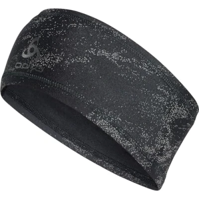 Afbeelding van Odlo Headband POLYKNIT WARM ECO REFLECTIVE ZWART Maat No size
