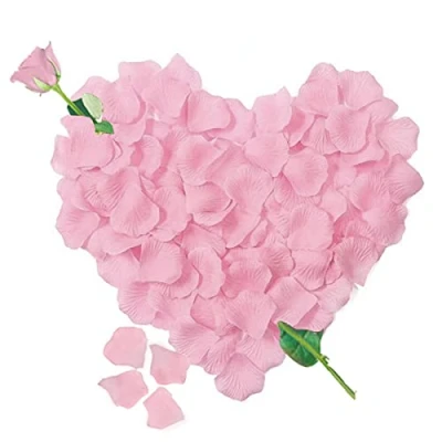 Afbeelding van 3000 stuks kunstrozenblaadjes van zijde, romantische decoratie voor Valentijnsdag, verloving en bruiloft
