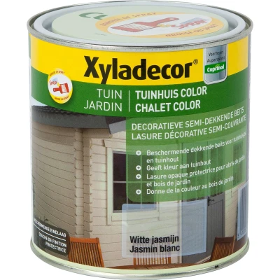 Afbeelding van Xyladecor Color houtbeits tuin 1l jasmijn