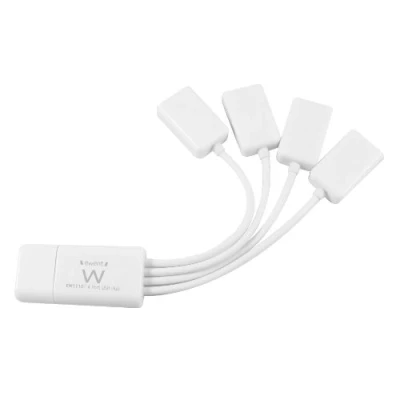 Afbeelding van Ewent Usb 2.0 4 Poorts Hub Spinvormig