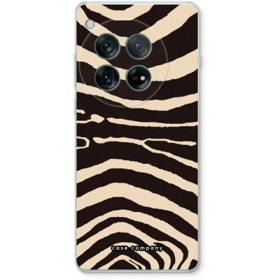 Afbeelding van Case Company® hoesje geschikt voor OnePlus 12r Arizona Zebra Soft Cover Telefoonhoesje Bescherming aan alle Kanten en Schermrand