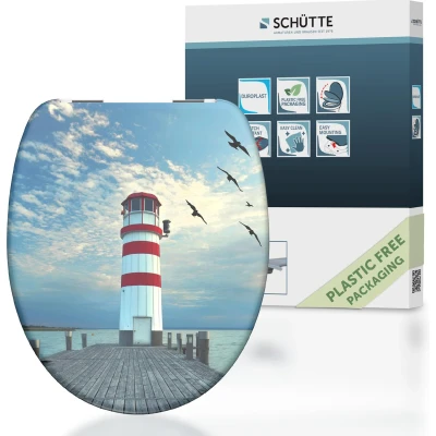 Afbeelding van Toiletbril met soft close LIGHTHOUSE