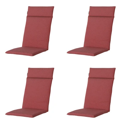 Afbeelding van Madison Kussen hoog 50x120 universeel outdoor Manchester red 4 stuks