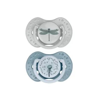 Afbeelding van Difrax Fopspeen Dynamic 3 6 Mnd Botanic Blue/Green