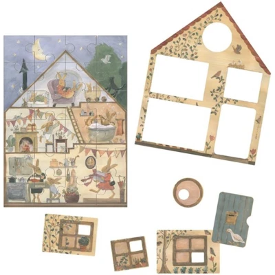 Afbeelding van Egmont toys puzzel huis van konijn 24st