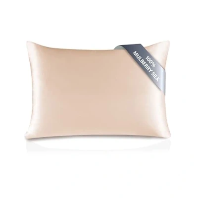 Afbeelding van townssilk Beide Zijkant 100% 19mm Zijden Kussensloop 50x70cm Maat Cover met Verborgen Rits taupe