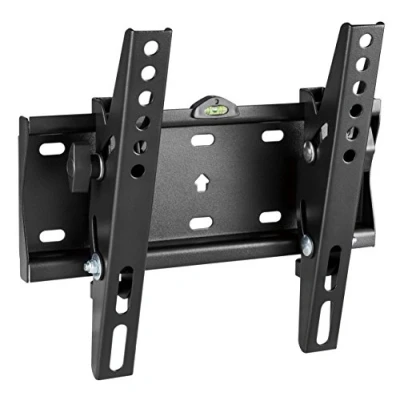 Afbeelding van RICOO Ultradunne kantelbare platte muurbeugel voor 23 42 inch scherm, universele tv beugel N2122, 32 tv, tot 30 kg, VESA max. 200 x mm