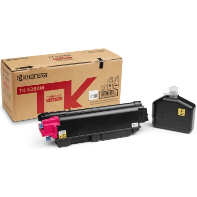 Afbeelding van Kyocera toner TK 5280, 11.000 pagina&#039;s, OEM 1T02TWBNL0, magenta