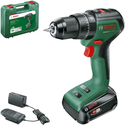 Afbeelding van Bosch UniversalImpact 18V 60 Accuklopboorschroevendraaier Met 18 V Li Ion accu (2.0 Ah) en lader