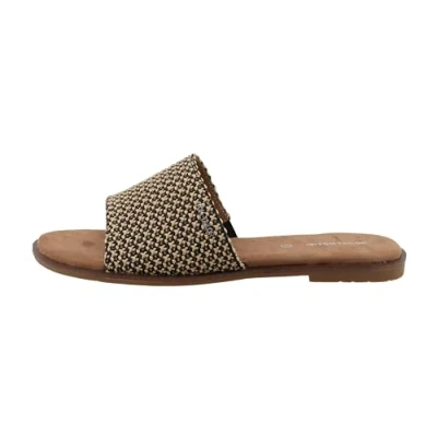 Afbeelding van TOM Tailor Licence Flache Muiltjes, Dames, Maat: 40, Black Polyester