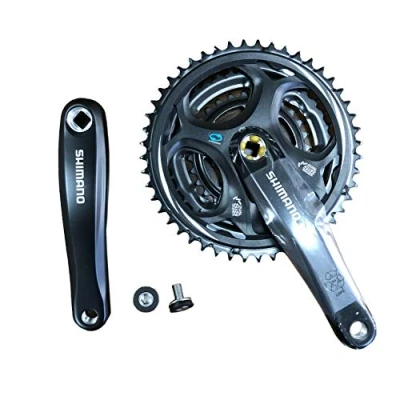 Afbeelding van Shimano Crankstel Altus M311 7/8s 48 38 28t 170 Mm Zwart