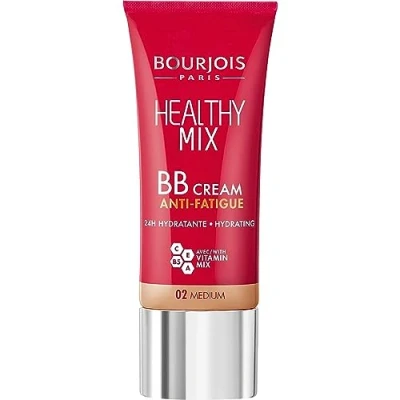 Afbeelding van Bourjois Bb Cream Healthy Mix Anti vermoeidheid en glansonthuller Natuurlijke, gelijkmatige, frisse gehydrateerde teint 02 Medium 30 ml