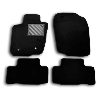 Afbeelding van Vloermatten voor Toyota RAV4 III (XA30) 2006 2012 Automatten op maat, antislip, versterkte rubberen hielbeschermer