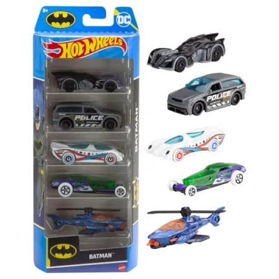 Image de Hot Wheels Let&#039;s Race Netflix City HTN82 Kit de voiture jouet ultime avec à l&#039;échelle 1:64, fonction changement couleur, effet couleur répétable, rangement