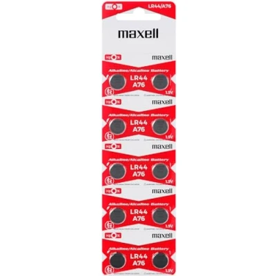 Afbeelding van 10x in blister Maxell AG13 G13 LR1154 LR44