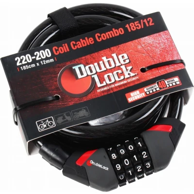 Afbeelding van DoubleLock Coil Cable Combo 240 centimeter