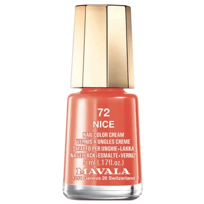 Afbeelding van Mavala Mini Color nagellak Nauwkeurig en gemakkelijk aan te brengen Langdurig Sneldrogend Langdurige glans Veganistische formule Crème 72 Nice