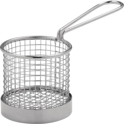 Afbeelding van Olympia RVS fritesmand met handgreep 8cm