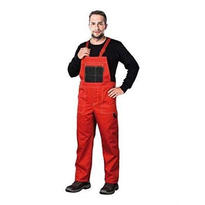 Afbeelding van Reis MMSCB_58 Multimaster veiligheidsbroek voor heren, werkbroek rood/zwart, 58 maten