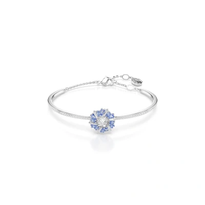 Afbeelding van Swarovski dames Idyllia bangle met kristal M in de kleur Zilver