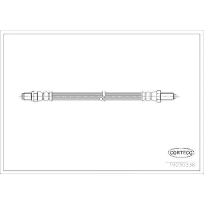 Afbeelding van CORTECO 19030338 Remslang Vooras 218