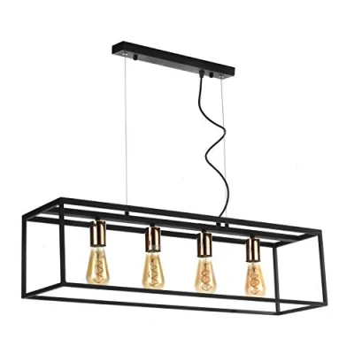 Afbeelding van Hanglamp Floki als open kubus, 4 lamps
