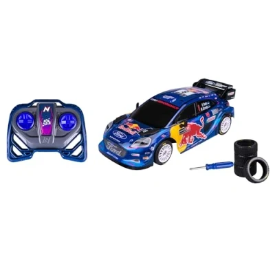 Afbeelding van Nikko RC Auto Rally Puma#8 Tanak Red Bull M Sport 28 cm Blauw/Paars 1:16
