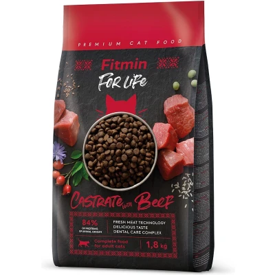 Afbeelding van Fitmin Cat For Life Castrate Rund 1.8kg