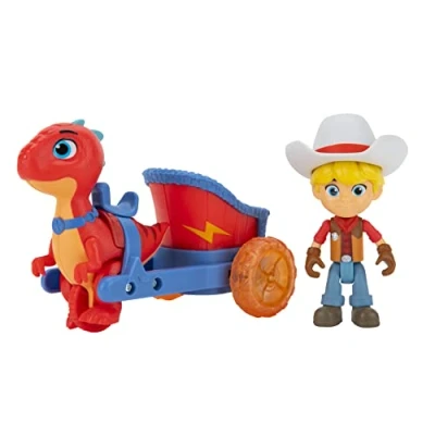 Afbeelding van Dino Ranch DNR0010 Jon en Blitz&#039; militair voertuig met figuur speelgoed vanaf 3 jaar meerkleurig