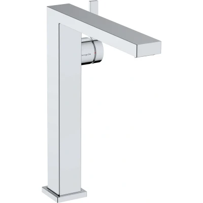 Afbeelding van hansgrohe Tecturis E ééngreeps wastafelkraan 240 Fine CoolStart voor waskommen met afvoerplug chroom