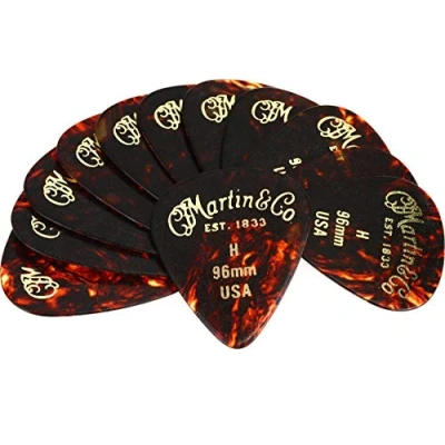 Afbeelding van Martin Faux Tortoise Plectrum 351 0.96 mm 12 pack